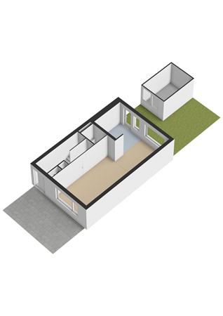 Floorplan - Van den Berghlaan 351, 2132 AK Hoofddorp